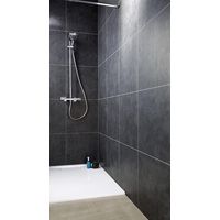 Lambris PVC Element premium noir ardoise - Salle de bains