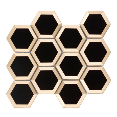 Carrelage mosaïque KATARINA hexagone 22.3 x 25.8 cm