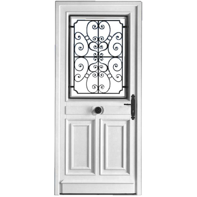 Porte d'entrée Mansart PVC