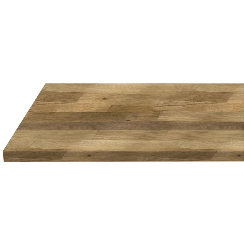 Plan de travail tablette en bois de chêne 133,5x47,5x3cm