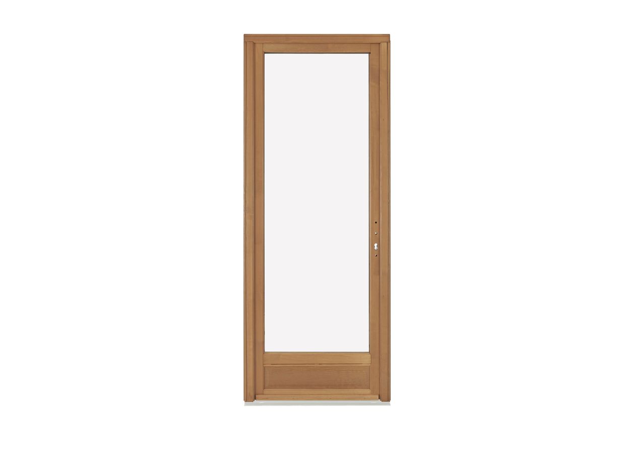 Porte-fenêtre ODE PIN sur-mesure lasure+F4 | Lapeyre