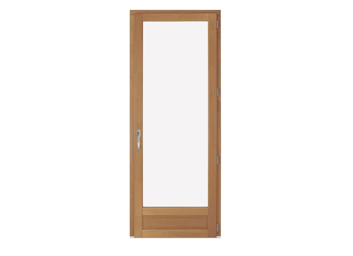 Porte-fenêtre ODE PIN sur-mesure lasure+F4 | Lapeyre