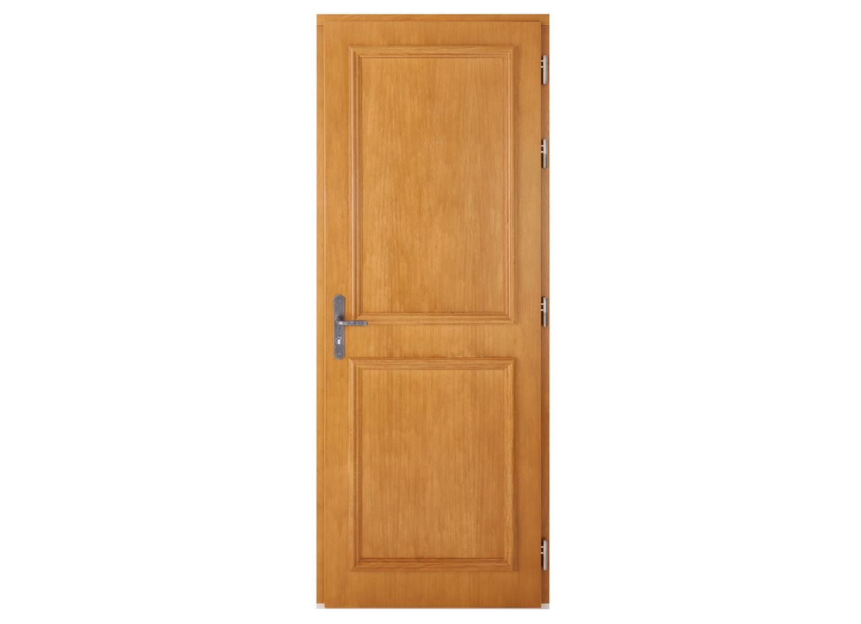 Porte d'entrée ANNAELLE bois exotique sur mesure-Lapeyre