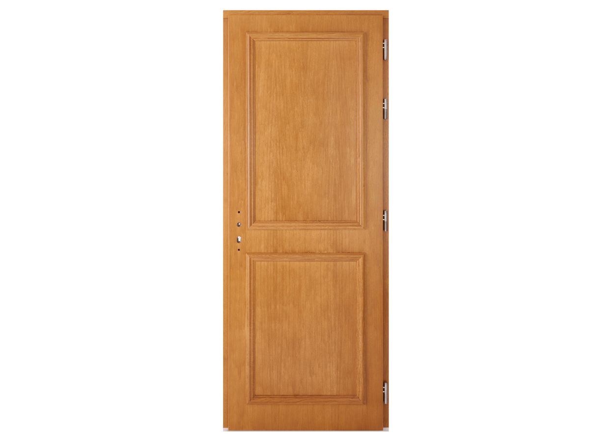 Porte d'entrée ANNAELLE bois exotique sur mesure-Lapeyre