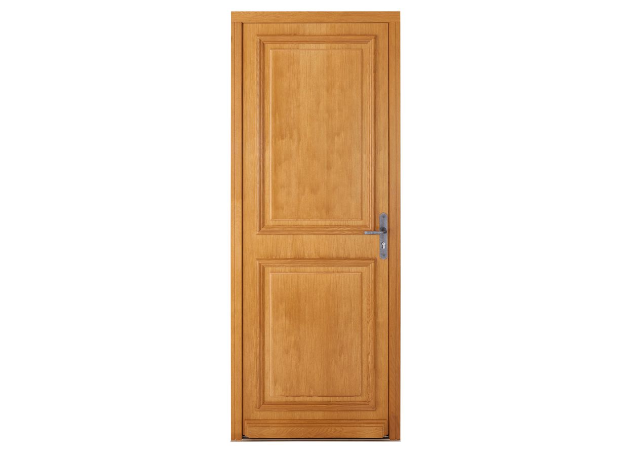 Porte d'entrée ANNAELLE bois exotique sur mesure-Lapeyre