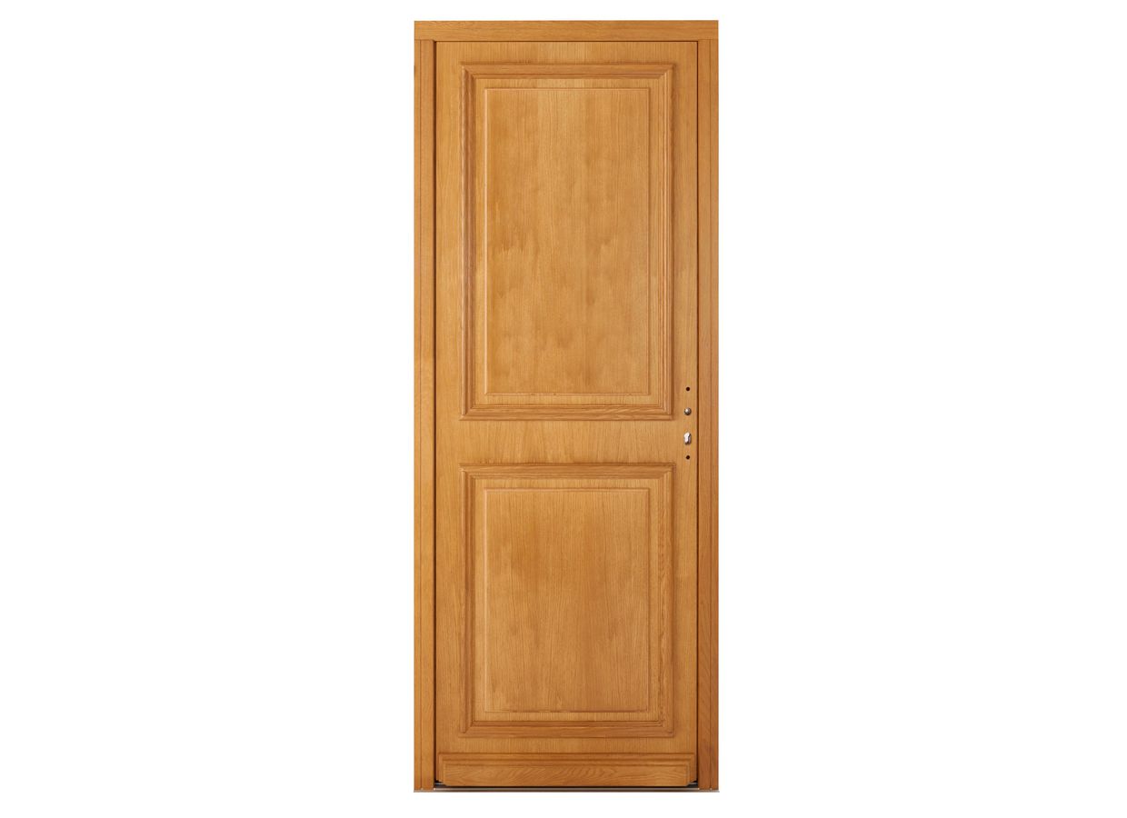 Porte d'entrée ANNAELLE bois exotique sur mesure-Lapeyre