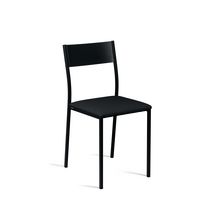 Chaise de table Luisina TED noir hauteur 47,8 cm - Cuisine - Lapeyre