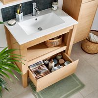 Plan céramique pour meuble de salle de bains FLORA - Salle de bain - Lapeyre