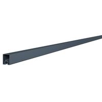 Profil de finition pour clôture VALEDA aluminium gris sur mesure - Lapeyre
