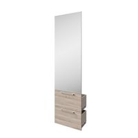 Kit 1 porte miroir avec 2 tiroirs H.226 cm pour Pièce à vivre ESPACE - Lapeyre