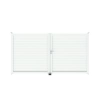 Portail battant Vasile aluminium sur mesure | Lapeyre