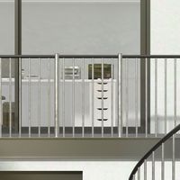Kit balustrade pour escalier Spiral extérieur ETHAN galvanisé-Lapeyre