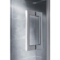 Porte de douche pivotante avec paroi de retour gauche PALACE - Salle de bains