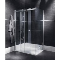 Porte de douche coulissante avec paroi de retour 87 à 89 cm PALACE - Salle de bains