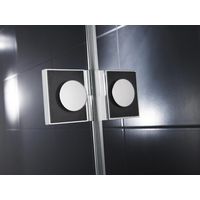 Porte de douche pivotante avec paroi de retour gauche PALACE - Salle de bains
