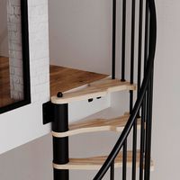 Solution gain de place Spiral 180° - Escaliers