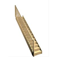 Escalier Faubourg droit rampe Moulure | Lapeyre