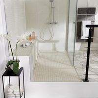 Profilé de pente mural Ep. 8 mm côté droit pour receveur Fundo Riolito - Salle de bains