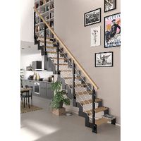 Escalier droit métal personnalisable - Escaliers