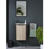 Meuble lave-mains WC Métal︱Lapeyre