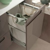 Meubles sous-vasque 1 porte coulissante INFINY - Salle de bains