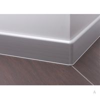 Plinthe aluminium pour carrelage - Sols & murs