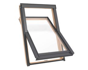 Fenêtre de toit à rotation Lapeyre HELIOS SOLID pin lasuré - Fenêtres
