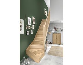 Escalier Uno avec rampe - Escaliers - Lapeyre