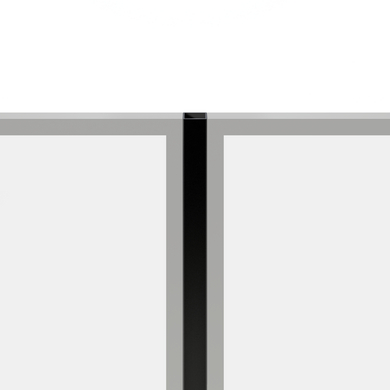 Profil de jumelage LINEAIRE recoupable pour ver Créative H.249X30X30 - Noir