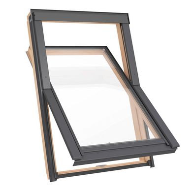 Fenêtre de toit à rotation Lapeyre HELIOS SOLID pin lasuré - Fenêtres