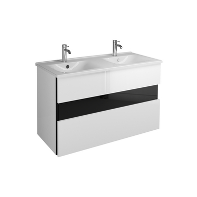 Meuble avec tiroir Equivok et plan en céramique - Salle de bains