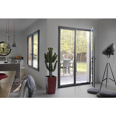 Portes-fenêtres aluminium Excellence - Fenêtres - Lapeyre