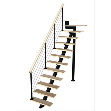 Escalier quart tournant haut | Lapeyre
