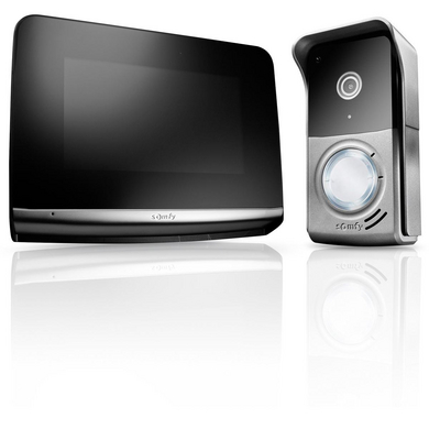 Somfy 2401446 - Visiophone V500, Interphone Vidéo écran tactile 7 pouces