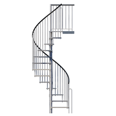 Escalier spiral ETHAN galvanisé