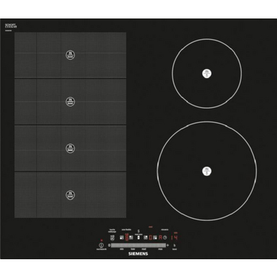 Table de cuisson à induction noir SIEMENS modulable -  Cuisine