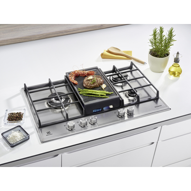 Table de cuisson gaz ELECTROLUX en Inox - Cuisine