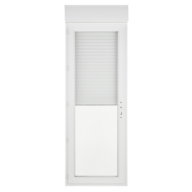 Porte-fenêtre Pria PVC 1 vantail sans soubassement avec volet roulant intégré