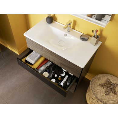 Meuble avec tiroir Equivok et plan en céramique - Salle de bains