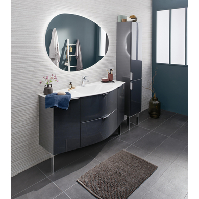 Meuble de salle de bains Irresistible avec plan en résine - Salle de bains - Lapeyre