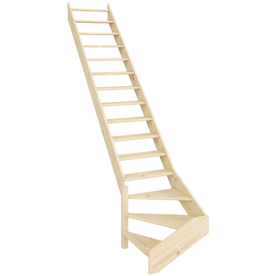 Escalier Ludo sans rampe - Escaliers - Lapeyre
