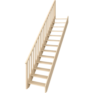 Escalier Aria avec rampe Eden - Escaliers