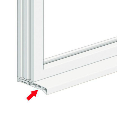 Pièce d'appui pour fenêtre Classic PVC - Fenêtres