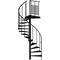 Escalier spirale ETHAN avec Rampe EMMA - Escaliers - Lapeyre