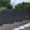 Pack 2 lames larges pleines clôture Valeda aluminium | Lapeyre