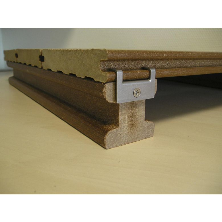 Sachet de 30 clips pour lames en bois composite - Extérieur