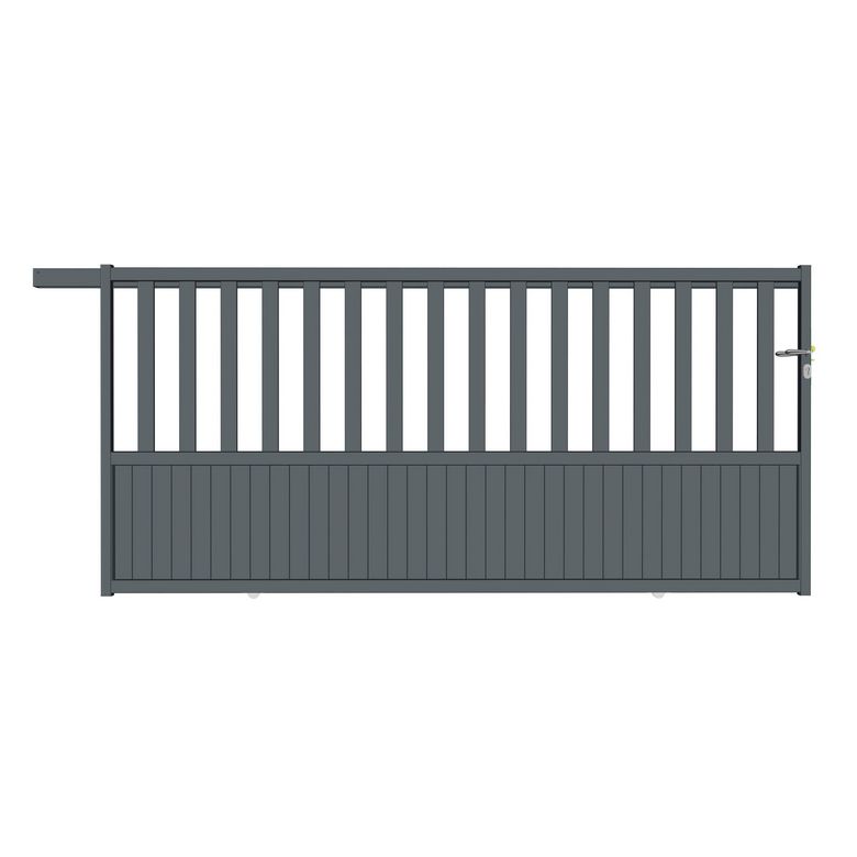 Portail coulissant Aluminium Etna - Extérieur