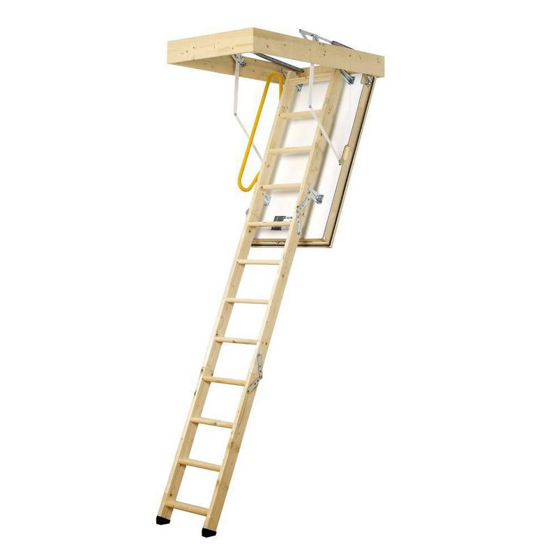 Echelle escamotable bois CONFORT PLUS isolation ultra renforcée - Escaliers