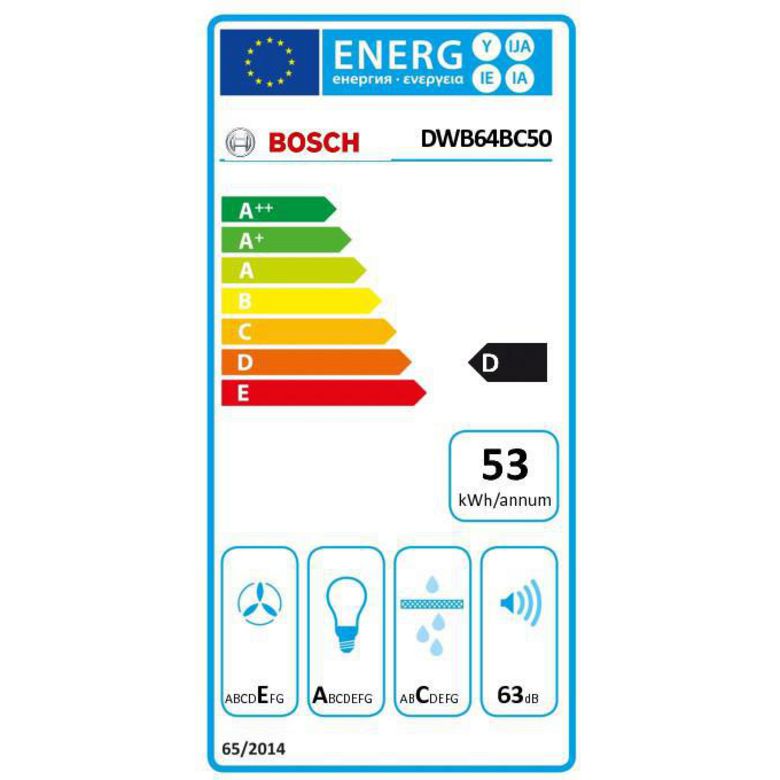 Hotte décorative murale box en inox BOSCH - Cuisine