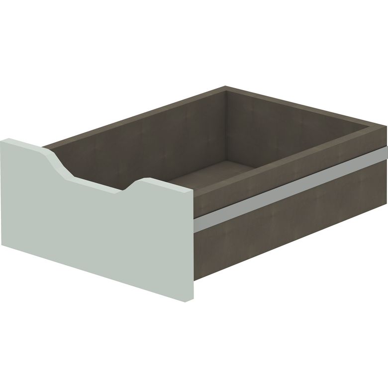 Tiroir façade bois H.15.6 cm pour Dressing Espace - Rangements